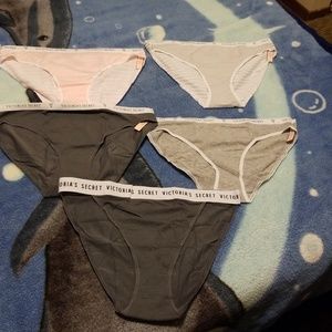 5 pairs of Victoria secret bikini panties